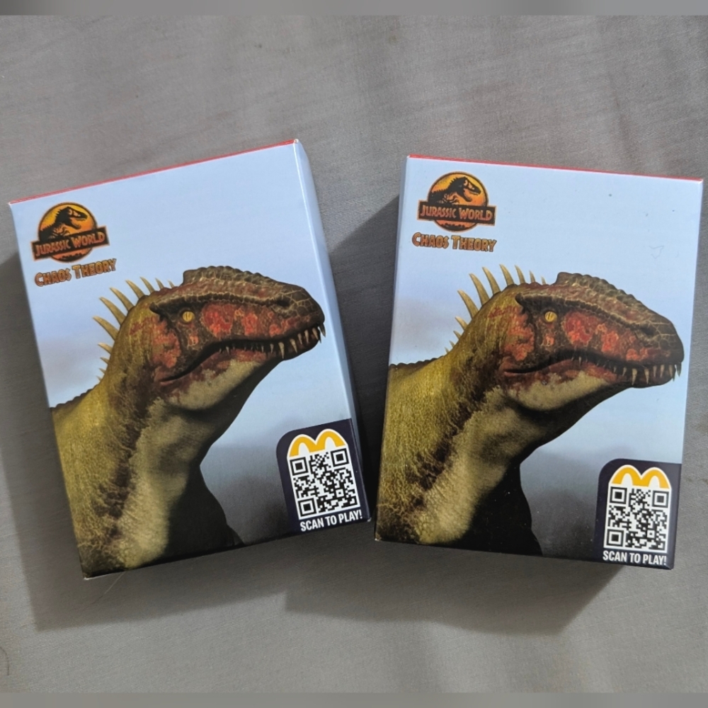 McDonald's Jurassic world happy meal toys